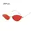 Thumbnail: Retro Small Black Red Pink Cateye Sun Glasses