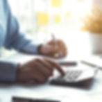 Business man using a computer