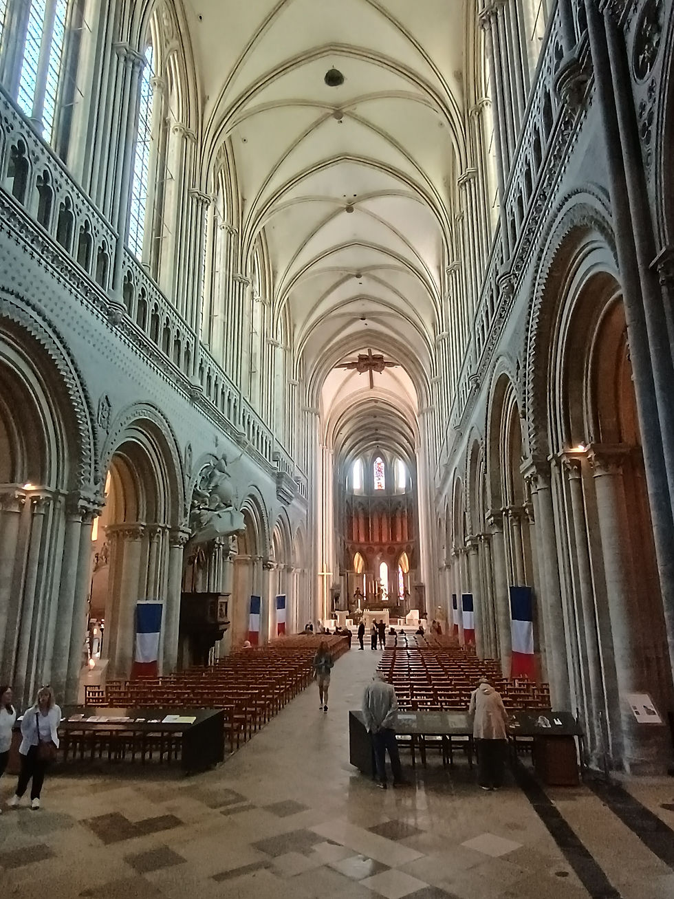 Inside Notre-Dame de Bayeux