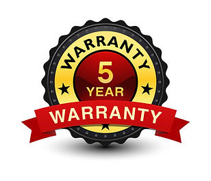 5-Year Warranty Logo
