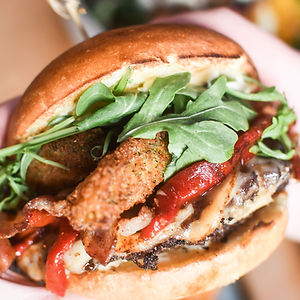 MAPLE BACON BBQ SMASH BURGER