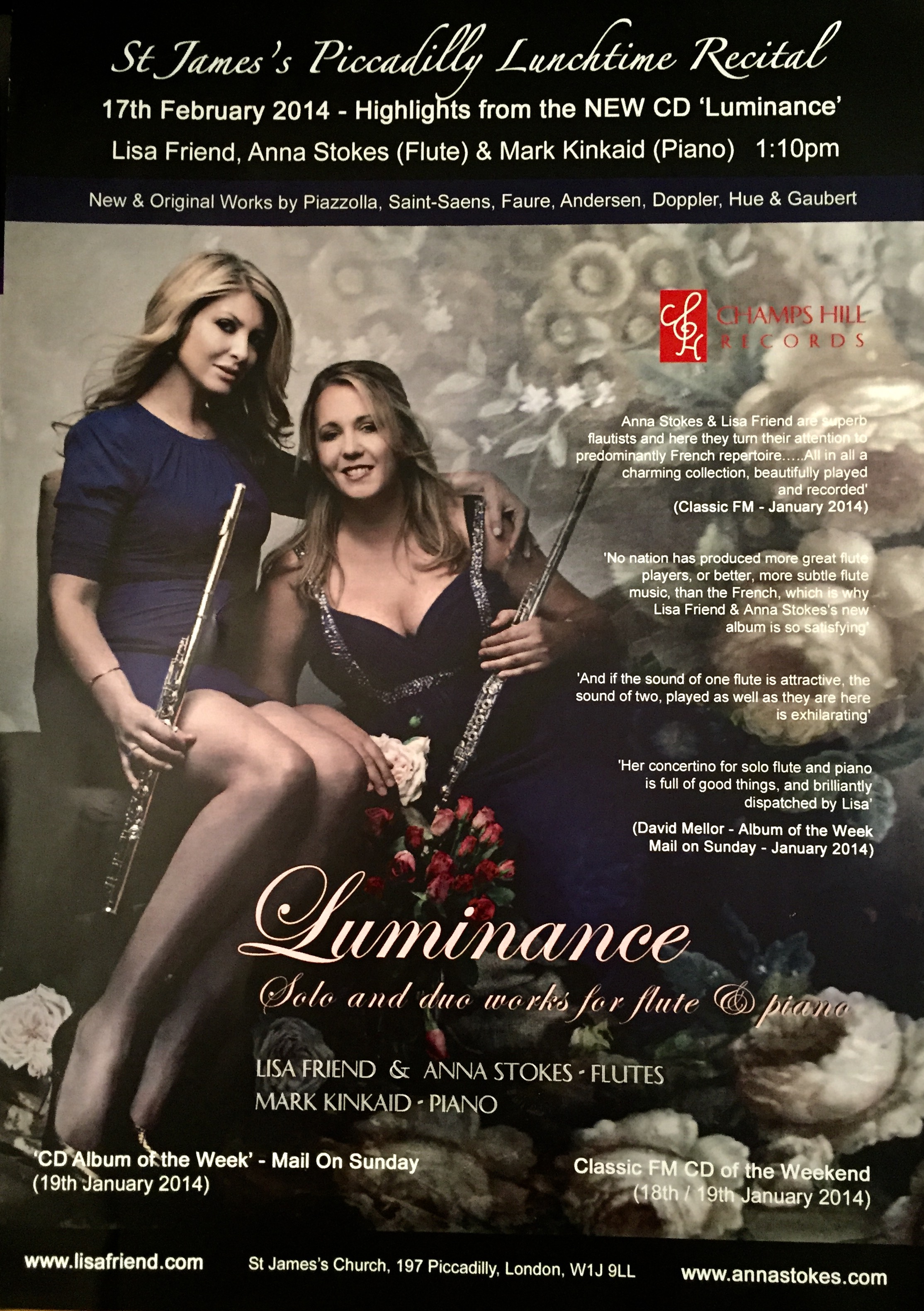 Luminance CD Launch-Lisa Friend and