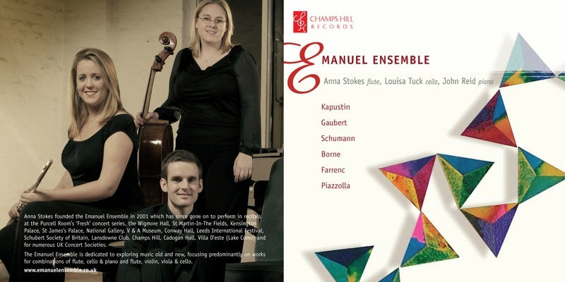 Anna Stokes flute-Emanuel Ensemble CD Cover