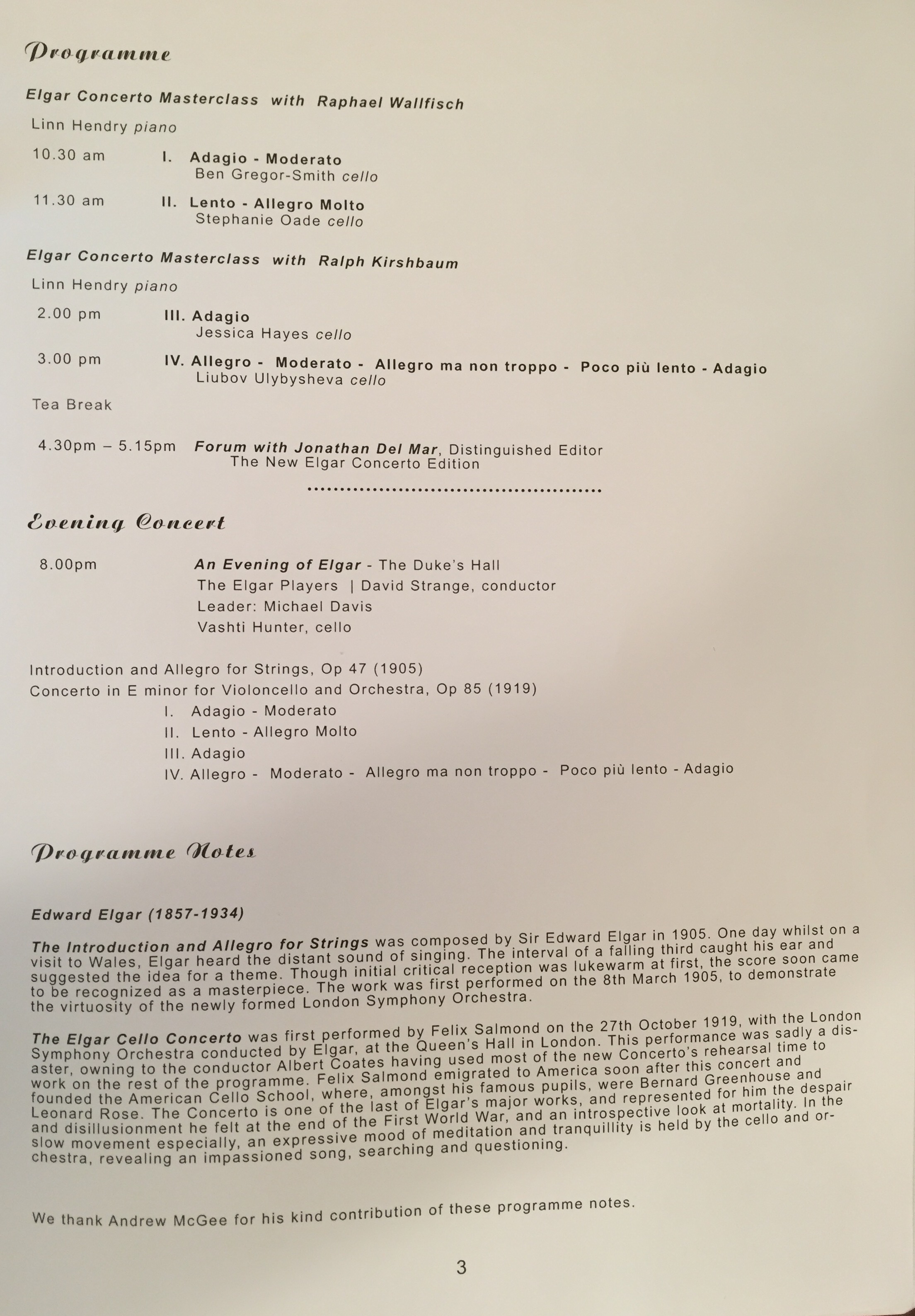 The Elgar Players Concert-RAM-Susan Milan-Anna Stokes