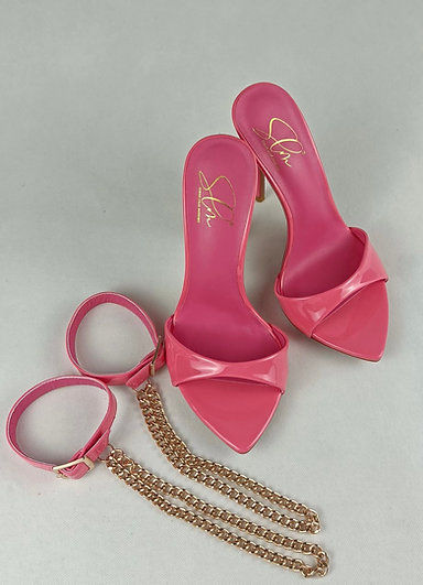 الصورة المصغرة: Pink Heel Sandals