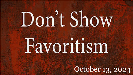 Favoritism
