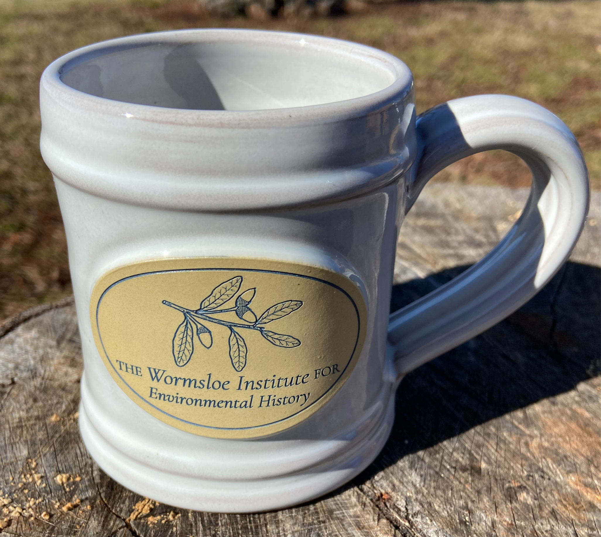 Wormsloe Institute Handthrown Pottery Mug in White