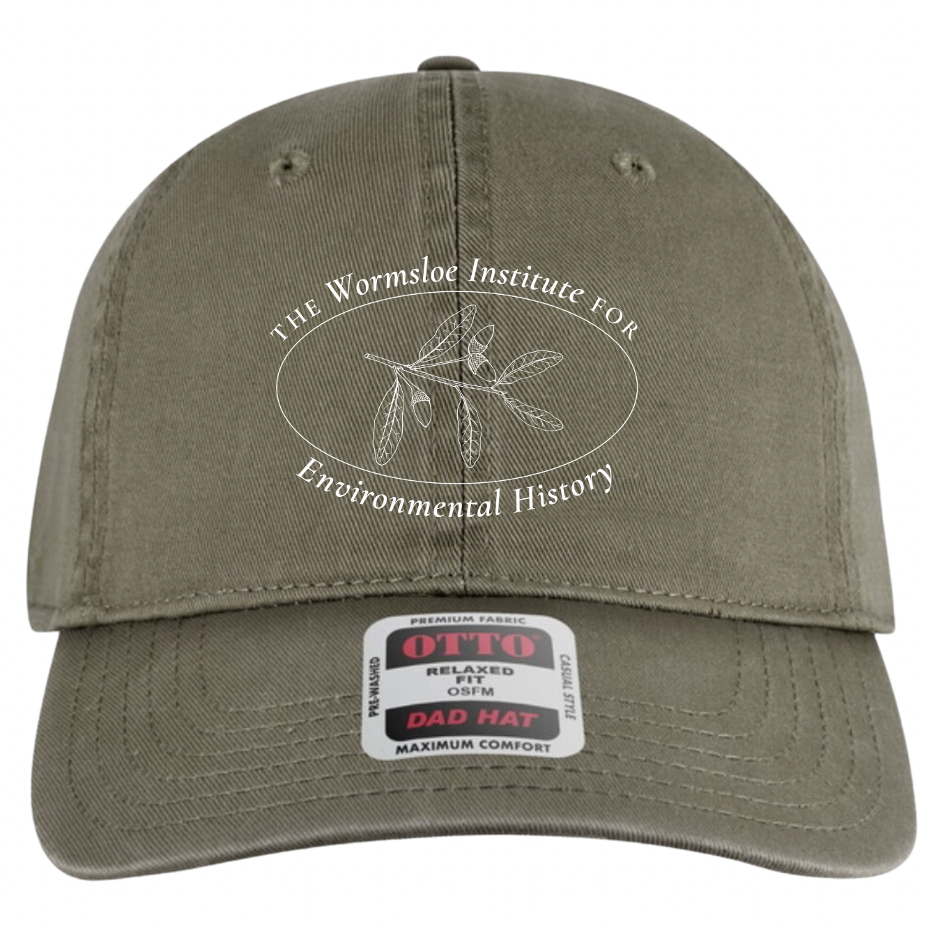 Wormsloe Institute Hat in Olive Green