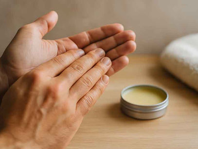 איך להשתמש בבאלם לזקן – חימום הבאלם לפני המריחה