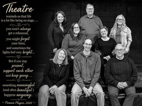 Thank You from Pinawa Players