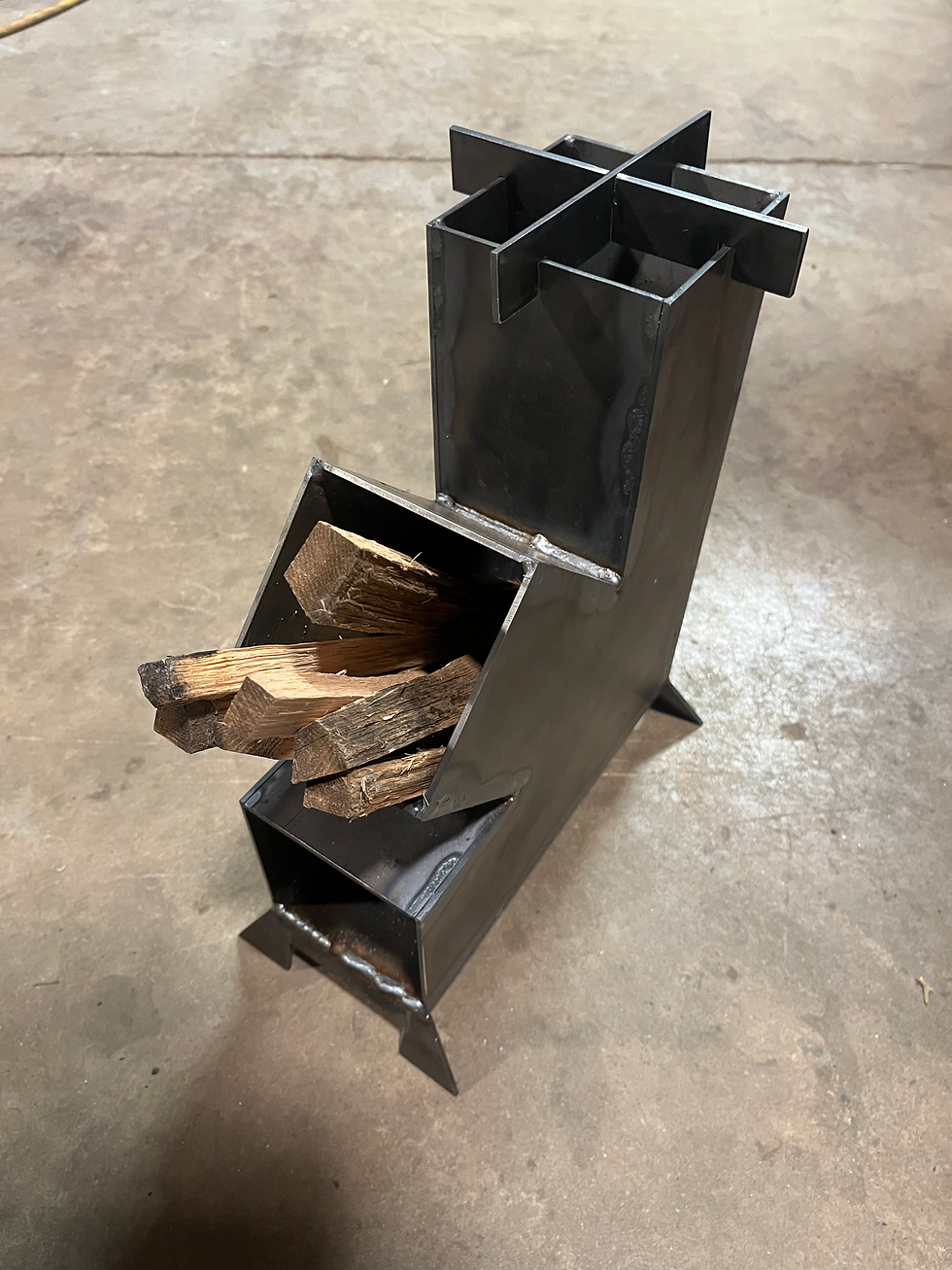 Thumbnail: Weld-if-yourself Rocket stove kit