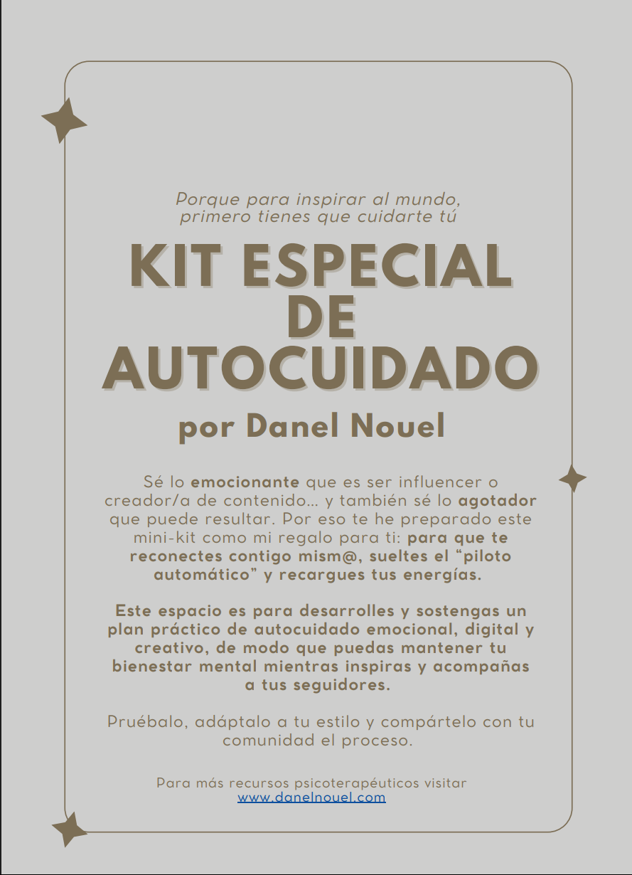 "Kit Especial de Autocuidado" Edición Creadores de Contenido