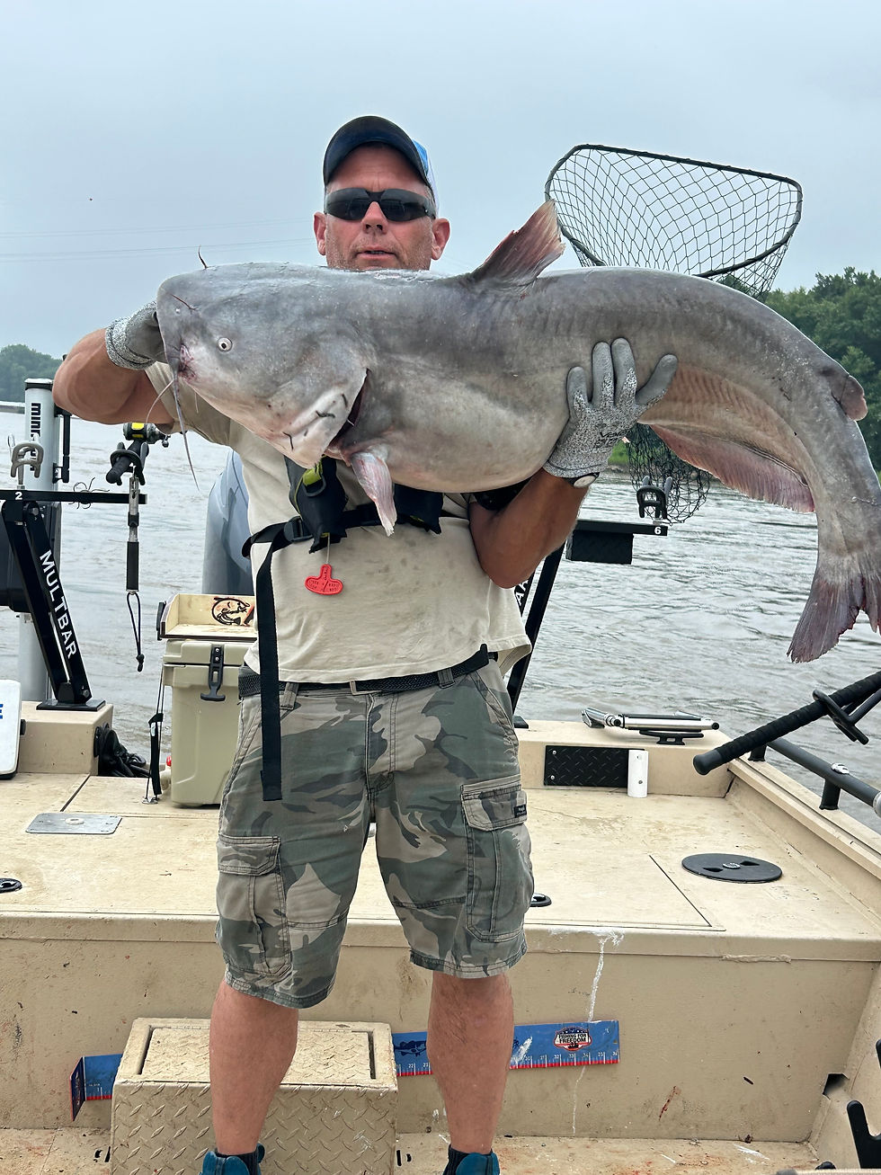 ryan immekus and a giant fish
