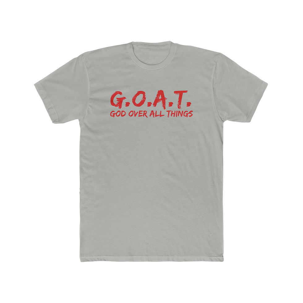 Thumbnail: G.O.A.T. Red Men's T-shirt