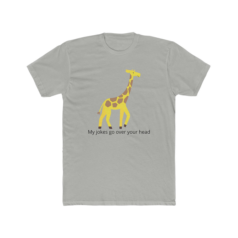Thumbnail: My Jokes Go Over Your Head Men's T-shirt