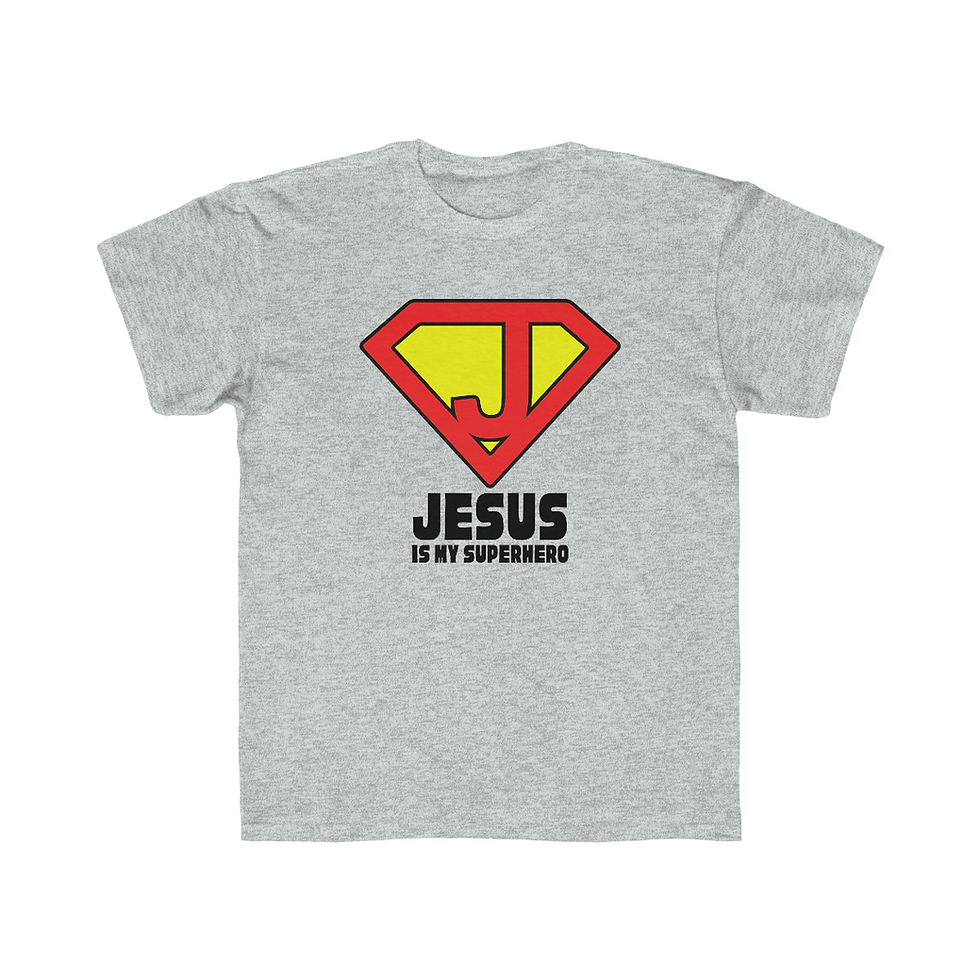 Thumbnail: Jesus is My Superhero Kid's T-shirt