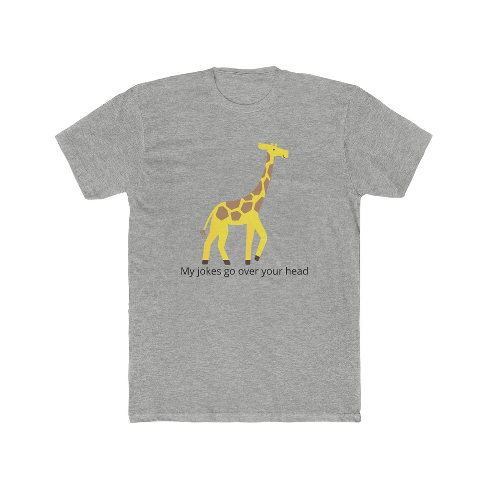 Thumbnail: My Jokes Go Over Your Head Men's T-shirt