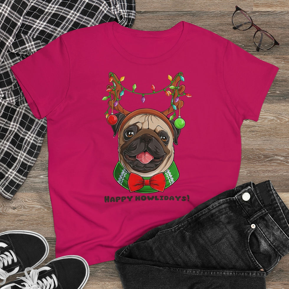 Thumbnail: Happy Howlidays Women's T-shirt