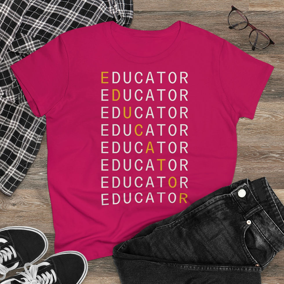 Thumbnail: Educator Yellow Women's T-shirt