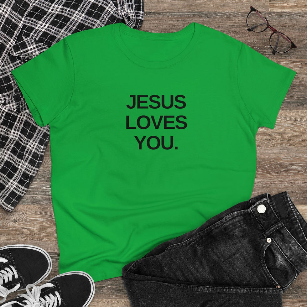 Thumbnail: Jesus Loves You Women's T-shirt
