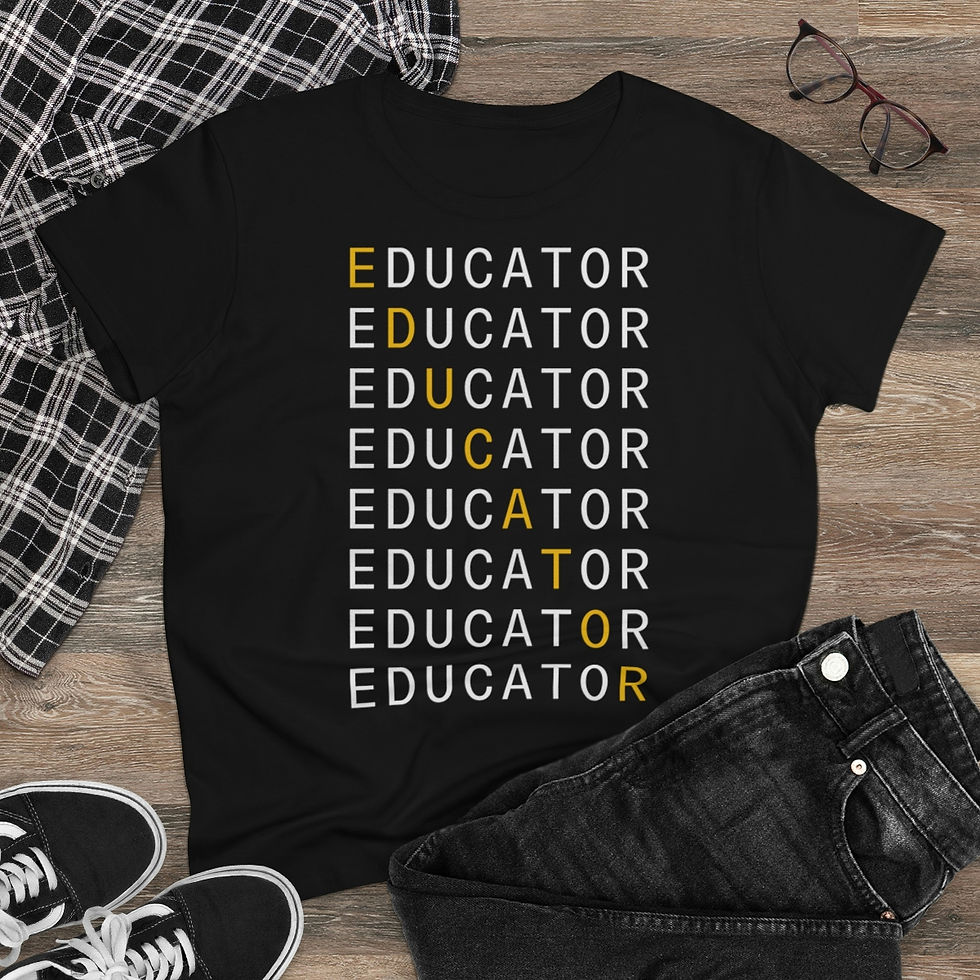 Thumbnail: Educator Yellow Women's T-shirt