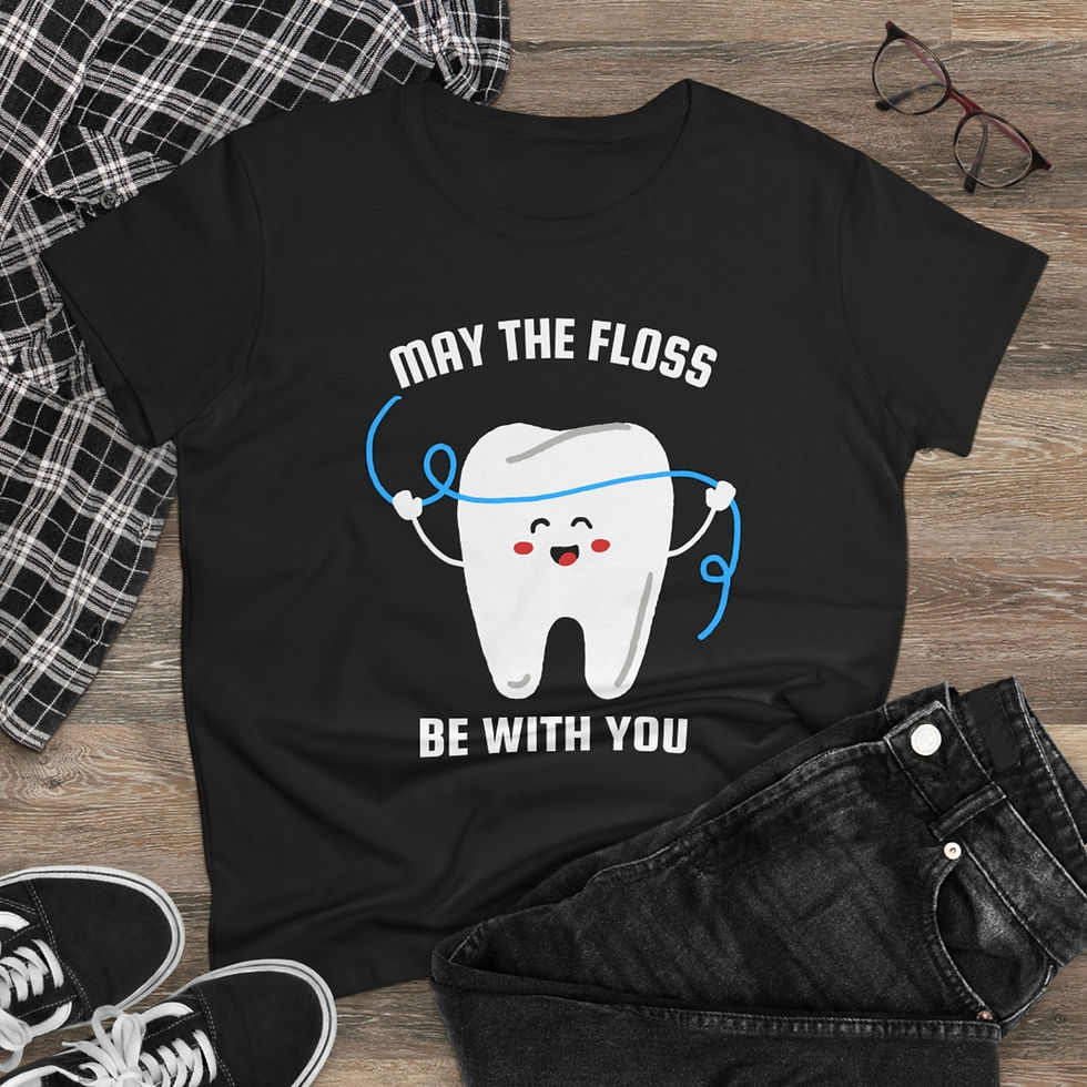 Thumbnail: May the Floss Be With You Women's T-shirt