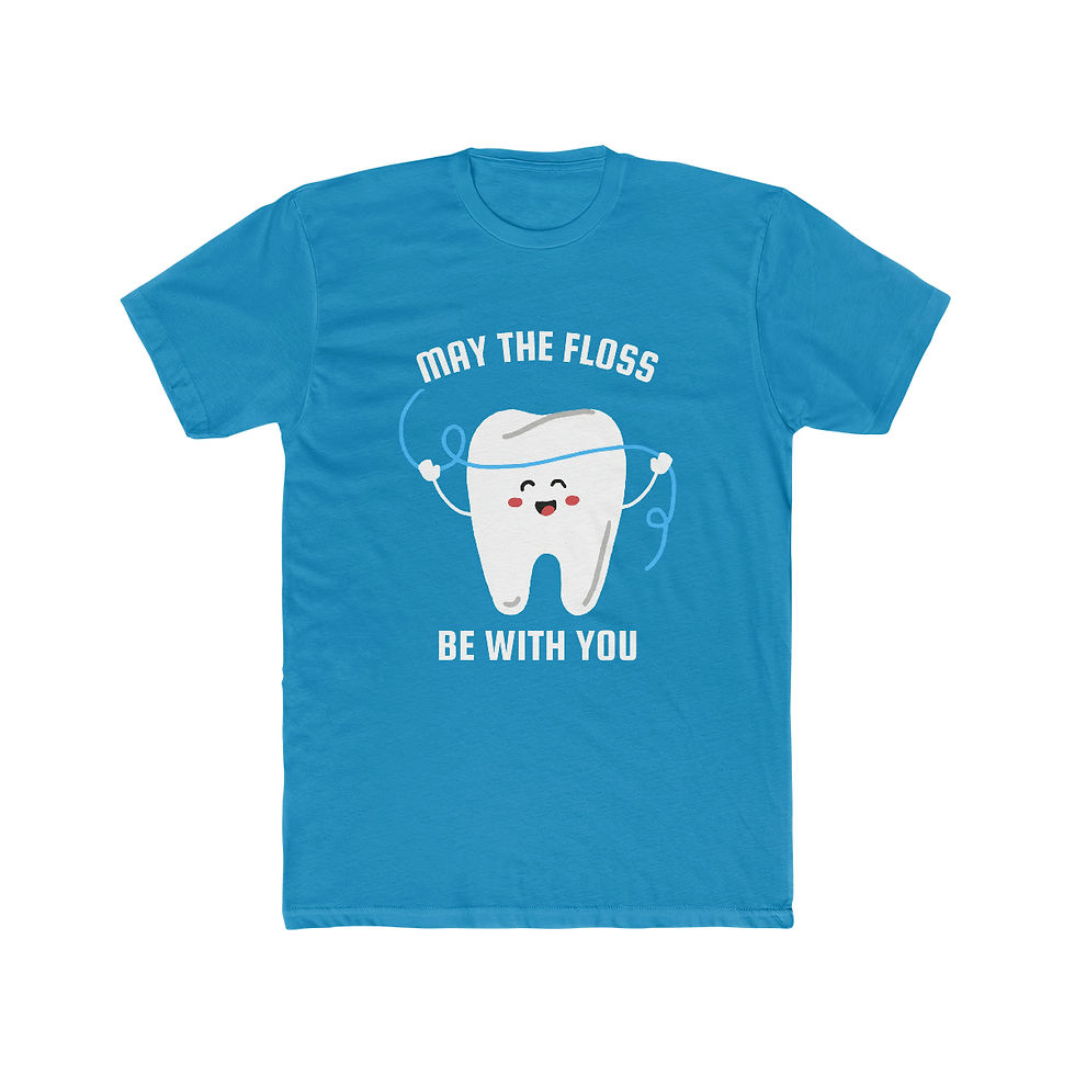 Thumbnail: May the Floss Be With You Men's T-shirt