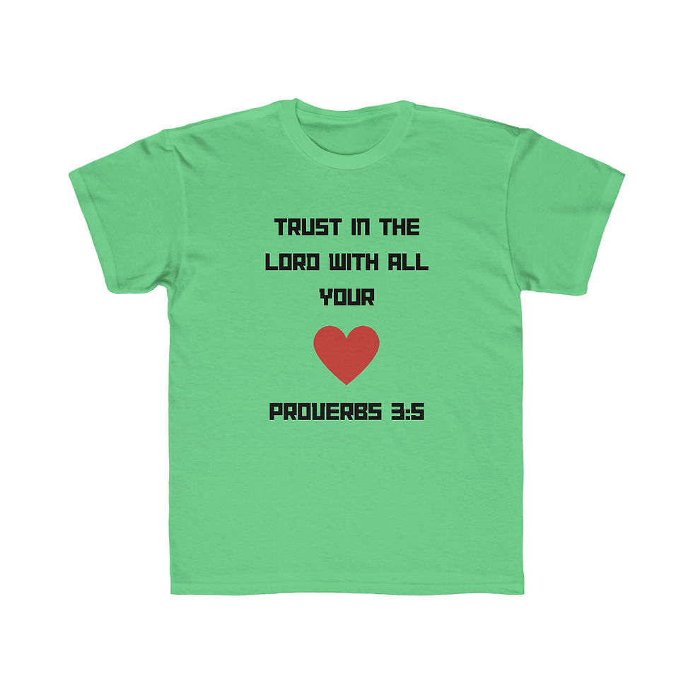 Thumbnail: Proverbs 3:5 Kids T-shirt