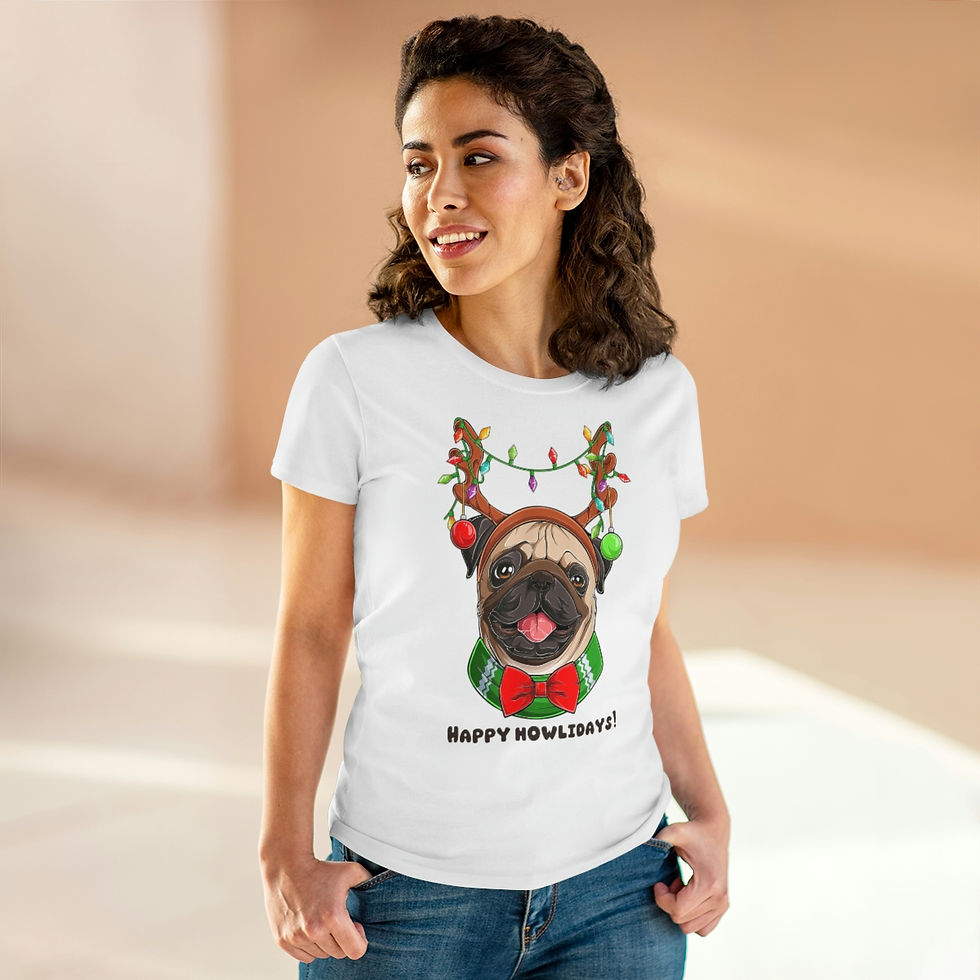 Thumbnail: Happy Howlidays Women's T-shirt