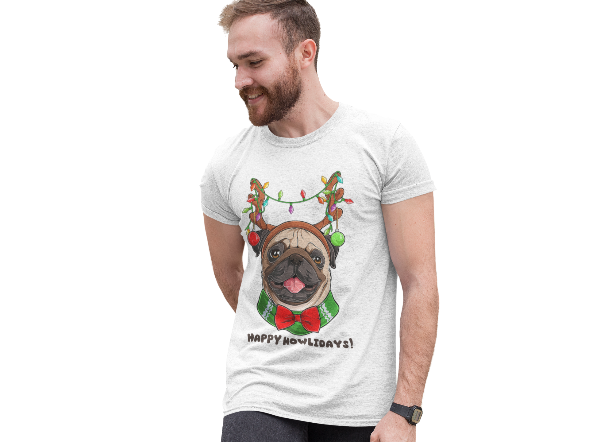 Happy Howlidays Men's T-shirt