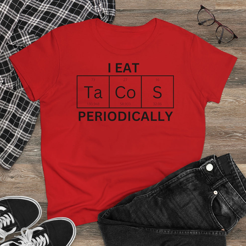 Thumbnail: I Eat Tacos Periodically Women's T-shirt
