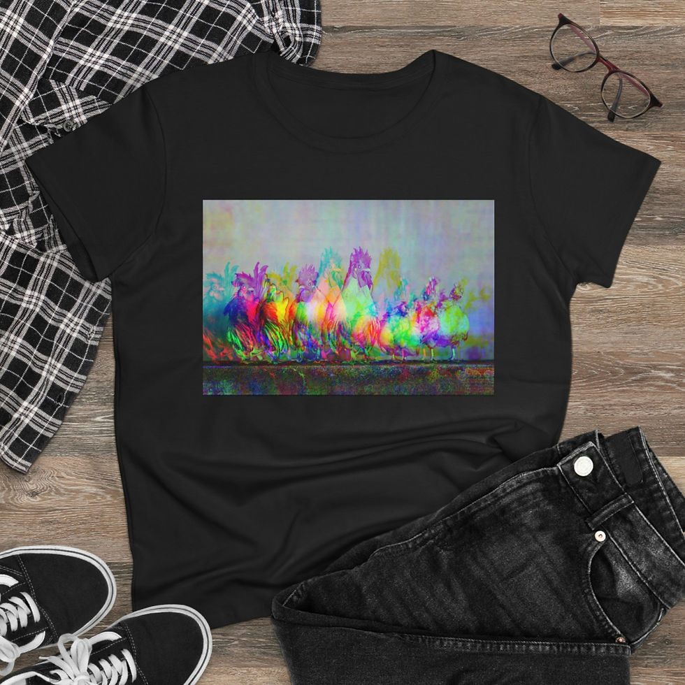 Thumbnail: Funny Chicken Photo Women's T-shirt