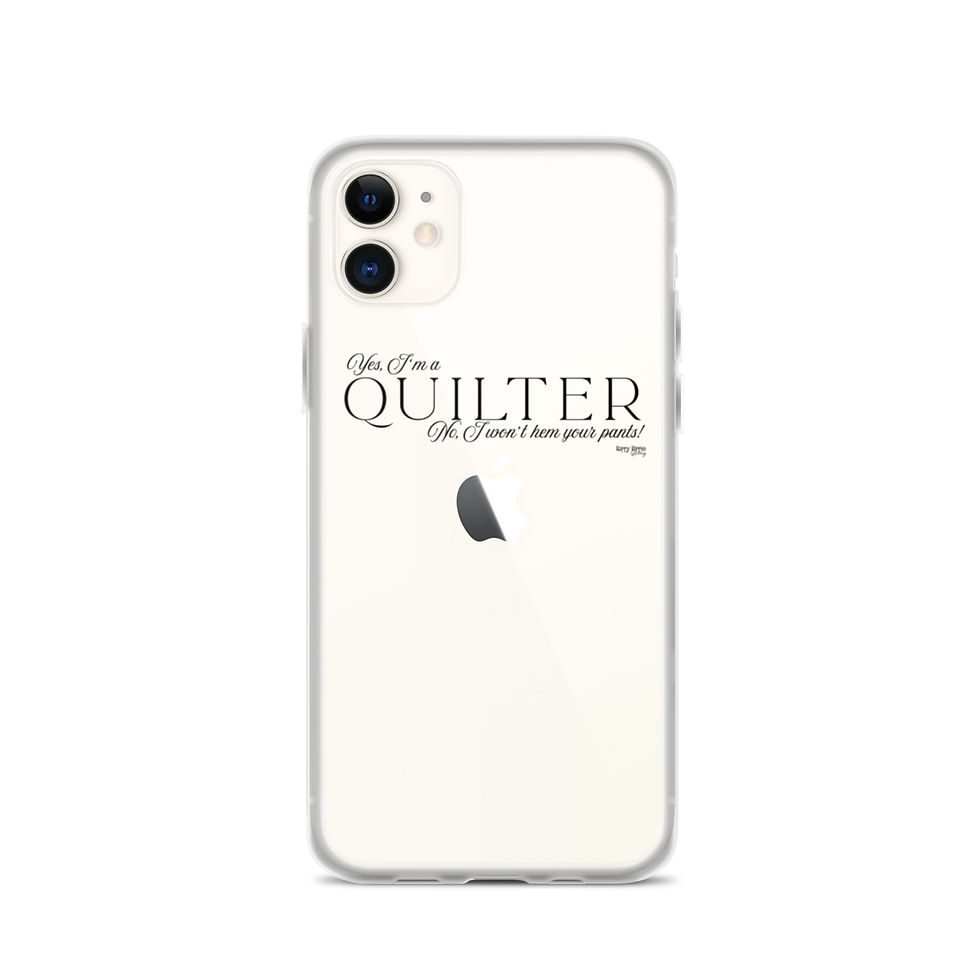 Thumbnail: Yes, I'm a quilter-Clear Case for iPhone®