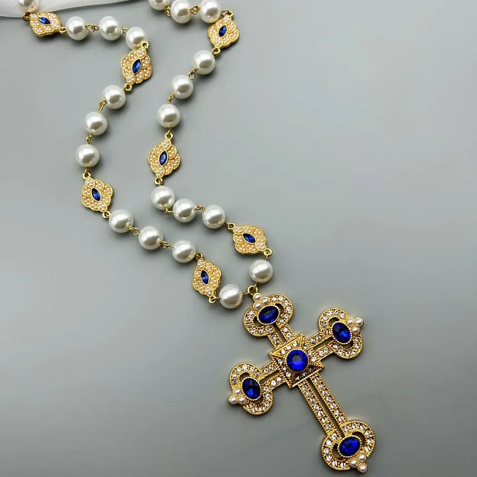 Thumbnail: The Nura Sapphire Empress Cross
