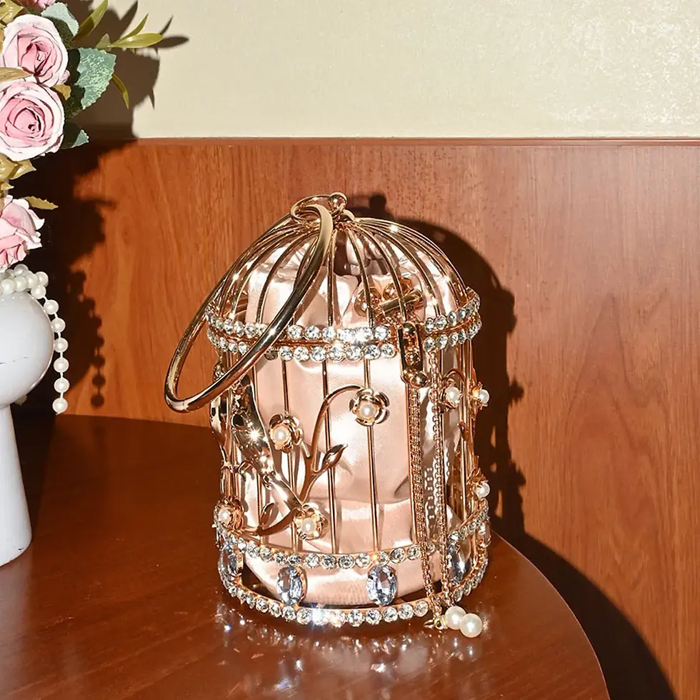 Thumbnail: The Seraphina Gilded Aviary Clutch