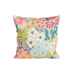8-Pastel Floral Outdoor Cushion — A romantic garden style for patio and balcony - CAD 12.00