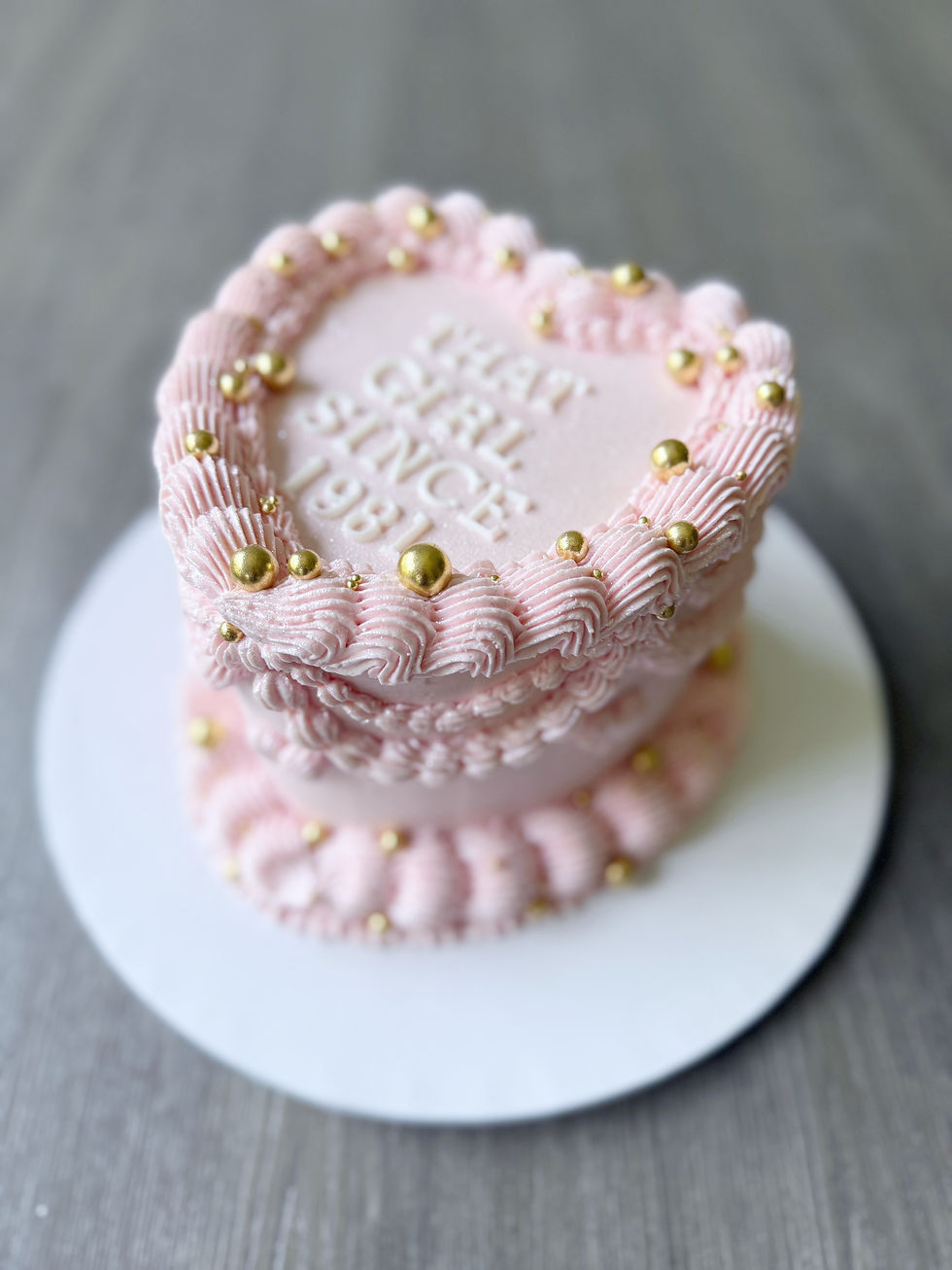 That Girl Since 1981 Birthday Cake