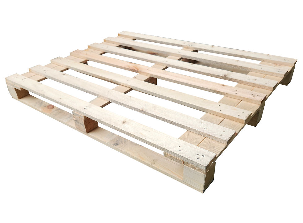 Miniaturbild: Einwegpaletten 120x100cm gebraucht mit 7 Deckbretter