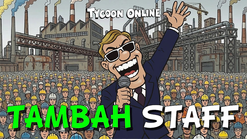 Pemilik pabrik berbicara kepada banyak pekerja di lingkungan industri.