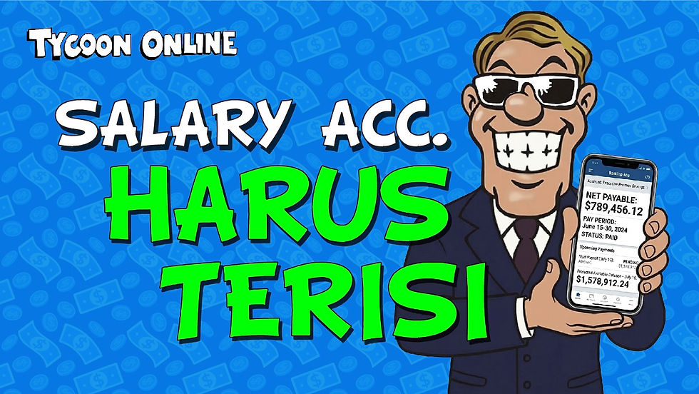 Pengusaha tersenyum melihat pembayaran gaji yang akurat di ponsel.