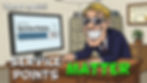 Rex watches a Tycoon Online office screen showing Service Points loading to 70 per cent, explaining that offices operate through services rather than goods.