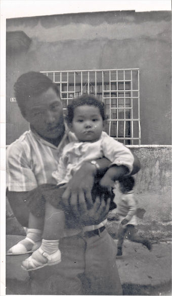 Felipe and his first daughter