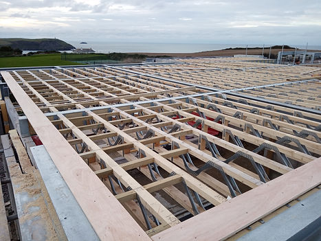 New roof in Polzeath