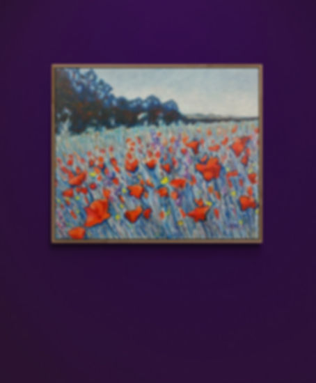 Poppy Field, Original Artwork (oil on canvas, 60cm x 50cm)