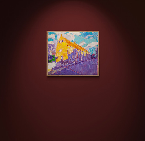 Straat van sevenhuysen Harderwijk, Original Artwork (oil on canvas
