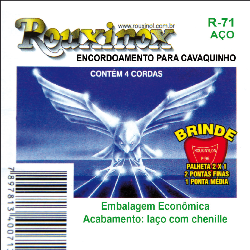 Thumbnail: R-71 Cordas de aço para cavaquinho