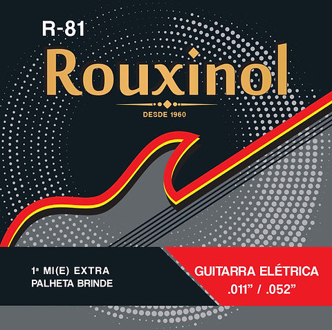 R-81 | Cordas para guitarra elétrica | Cordas Rouxinol