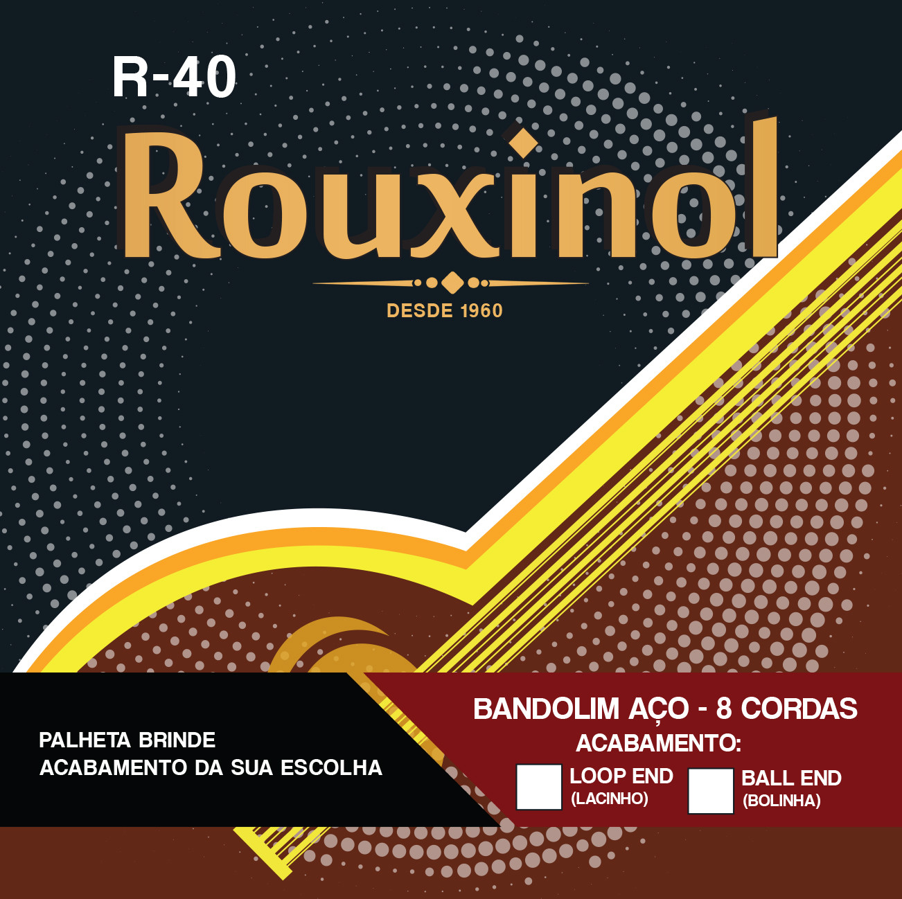 R-40 Cordas de aço para bandolim