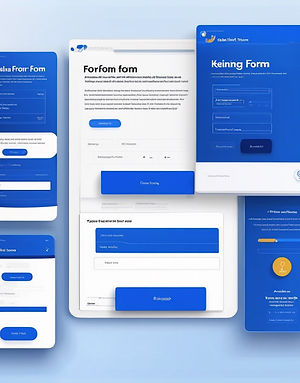 a beautiful royal blue theme video for a contact form showing digital forms.jpg