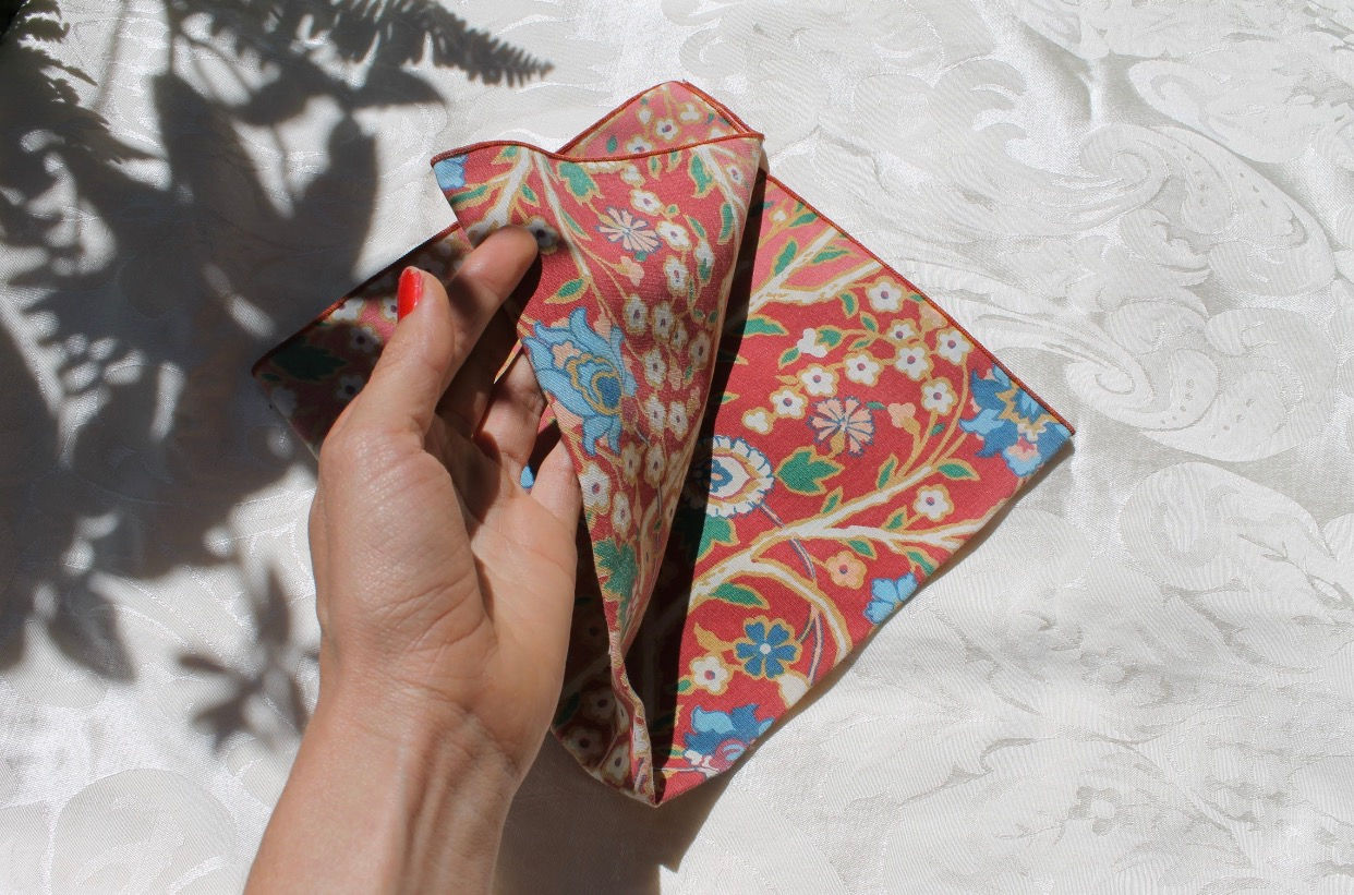 Vintage Flower Napkins